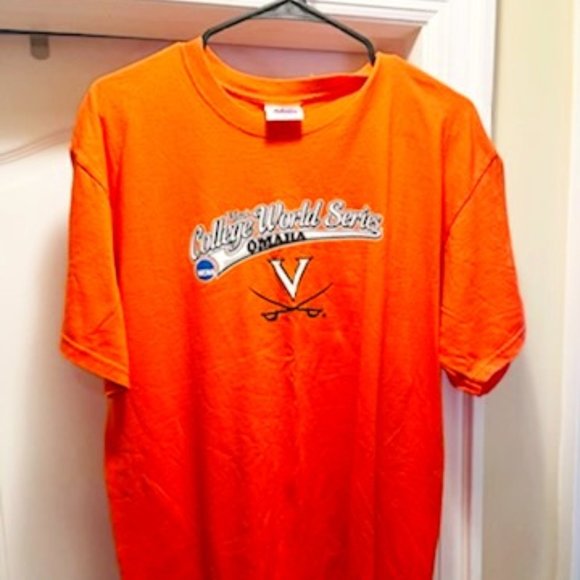 2009 University of Virginia Baseball College World Series Run Tee Shirt Men's L - Picture 1 of 4